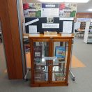 Photograph of the front side of Parkes Library's History Week display. The theme this year is Neighbours. Photograph by Dan Fredericks (Parkes Shire Library) taken September 2, 2016